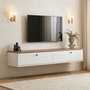 Nordure Ligne 160 Soporte para TV Pino Atlántico y Blanco
